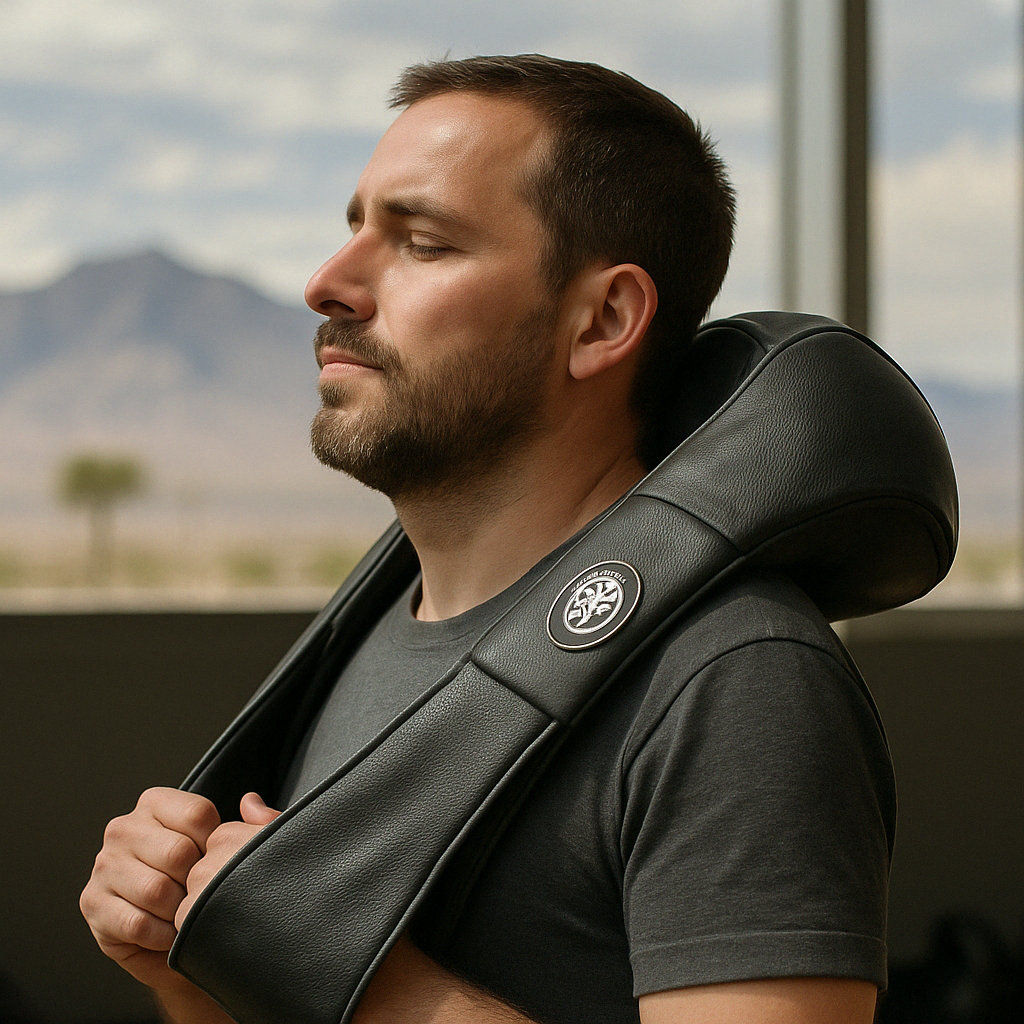 Massageador Elétrico Para Pescoço e Ombros