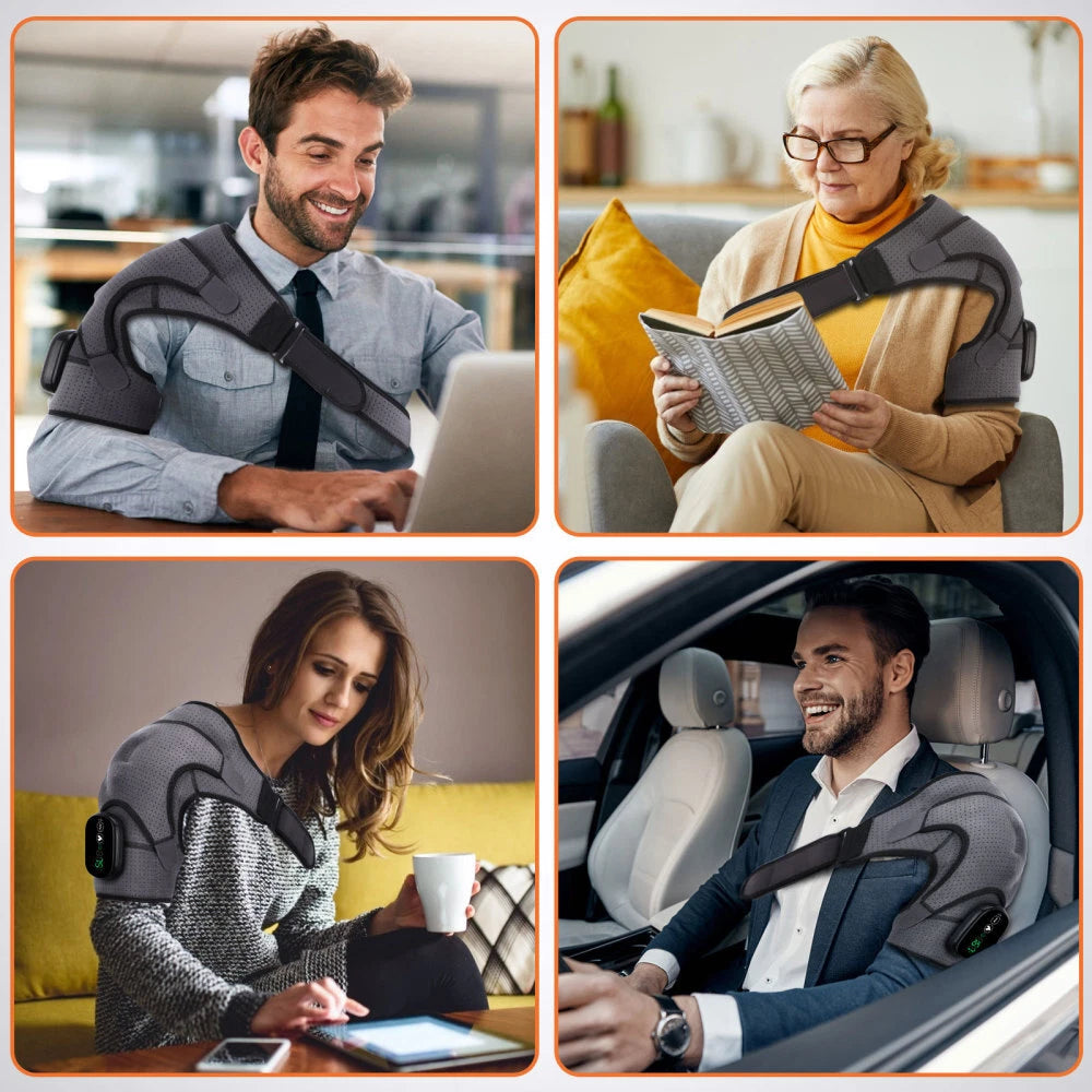 Ombreira Ortopédica Com Aquecimento e Vibração