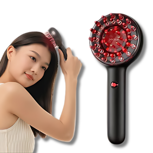 Massageador Capilar Com Terapia EMS E Infravermelho