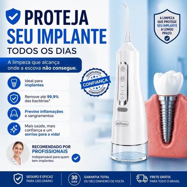 Guia para escolher um irrigador dental com eficiência e praticidade