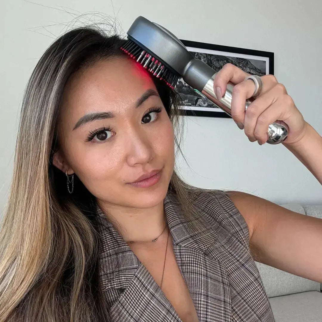 Massageador Capilar Com Terapia EMS E InfraVermelho