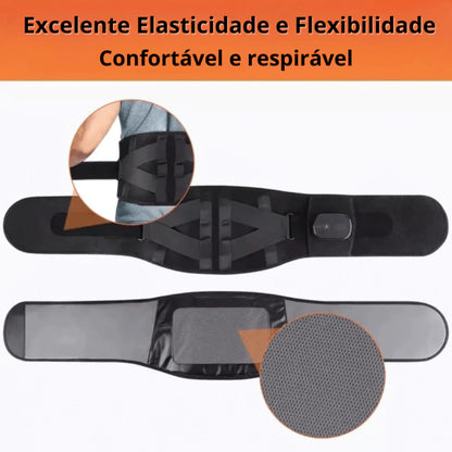 Cinta Massageadora com Aquecimento Lombar e Ciático
