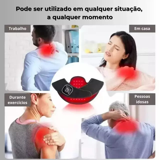 Manta De Luz Infravermelha Para Cervical E Ombros