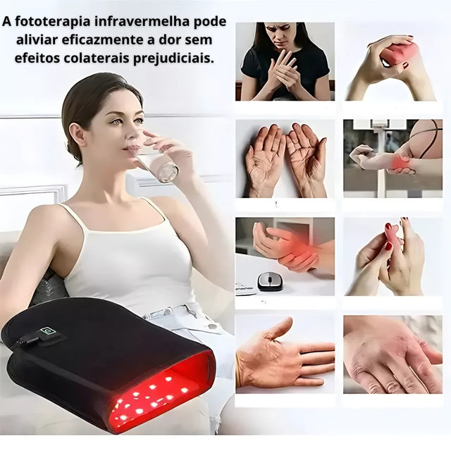 Luva De Terapia De Luz Infravermelha Para Tendinite