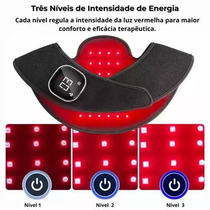 Manta De Luz Infravermelha Para Cervical E Ombros