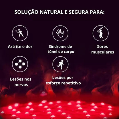 Luva De Terapia De Luz Infravermelha Para Tendinite