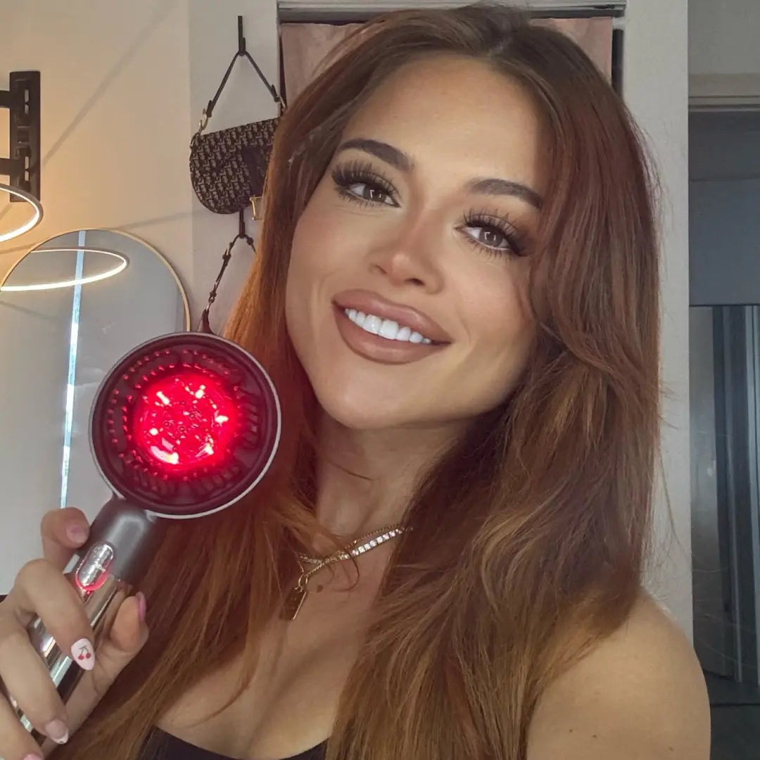 Massageador Capilar Com Terapia EMS E InfraVermelho