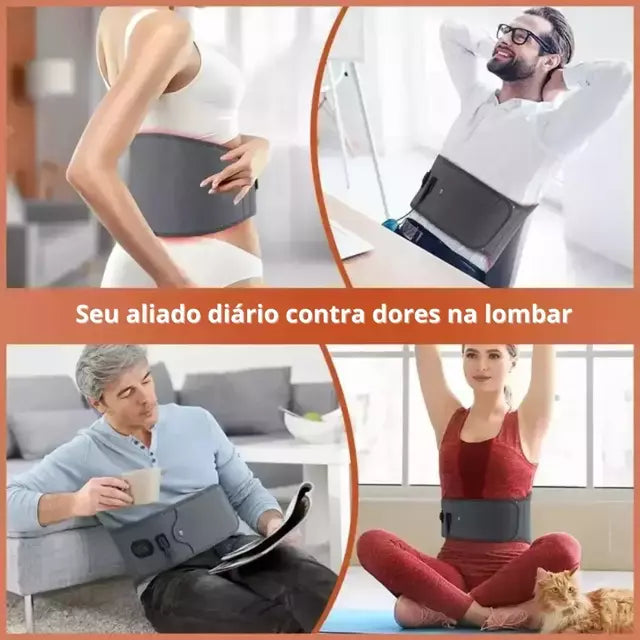 Cinta Para Dor Lombar com Terapia De Luz Infravermelha