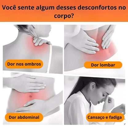 Cinta Massageadora com Aquecimento Lombar e Ciático