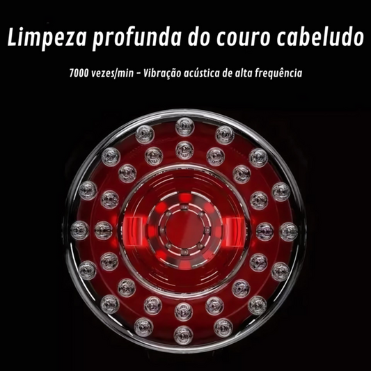 Massageador Capilar Com Terapia EMS E Infravermelho