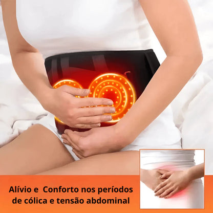 Cinta Massageadora com Aquecimento Lombar e Ciático