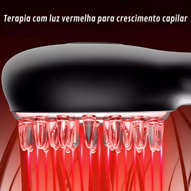 Massageador Capilar Com Terapia EMS E InfraVermelho