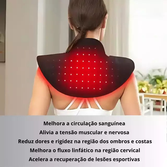 Manta De Luz Infravermelha Para Cervical E Ombros