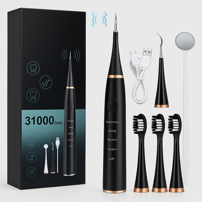 Escova De Dente Elétrica E Removedor De Tártaro 2 Em 1