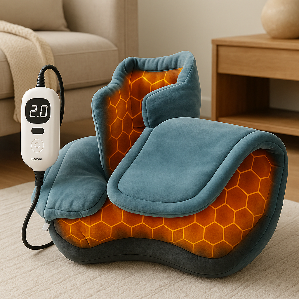 Manta com Aquecimento Para Dores no Pescoço