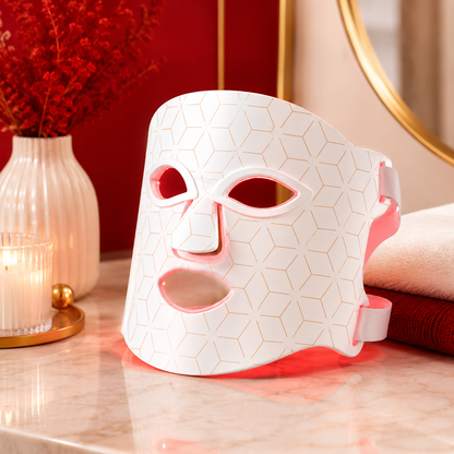 Máscara Facial de Luz LED - DermaLux™