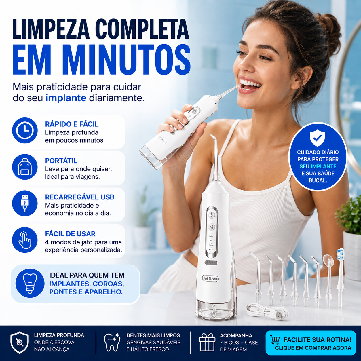 irrigador oral