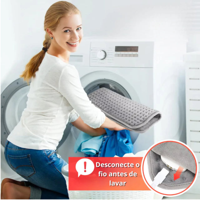 Aquecedor de Pés Elétrico com 9 Níveis de Temperatura