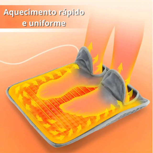Aquecedor de Pés Elétrico com 9 Níveis de Temperatura