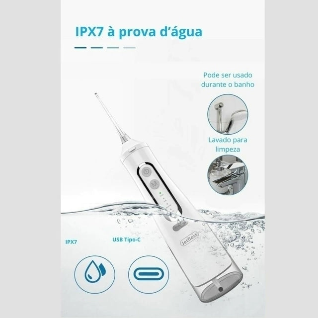 irrigador dental para mau hálito