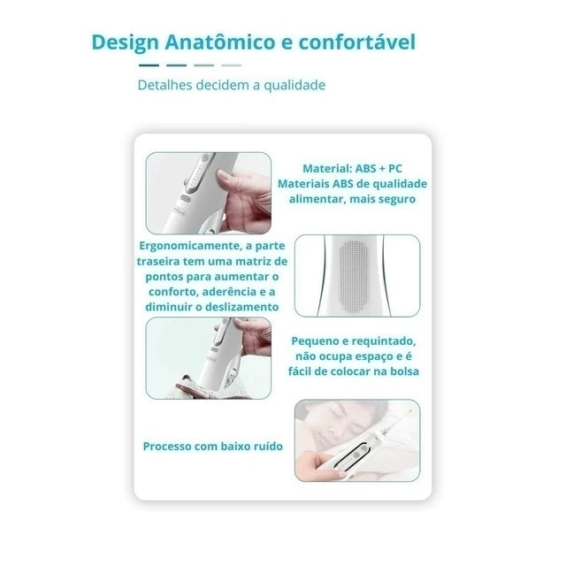 irrigador dental para mau hálito