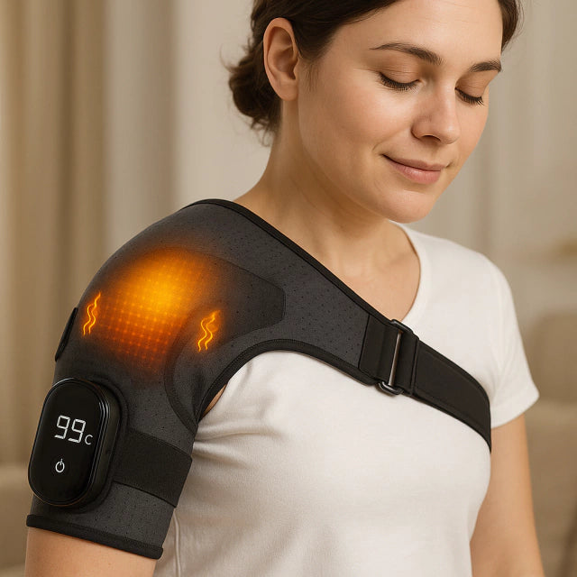 Ombreira Ortopédica Massageadora Com Aquecimento