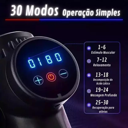 pistola massageadora para fascite plantar