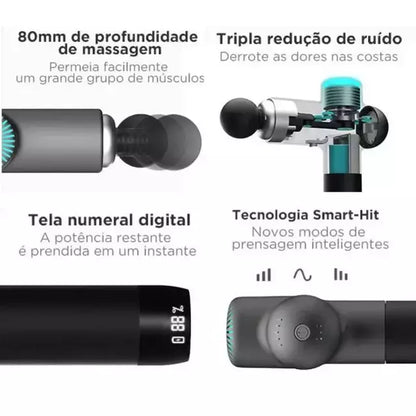 Pistola massageadora profissional