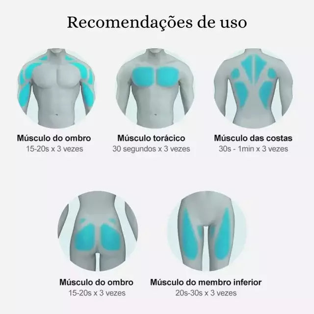 Pistola massageadora profissional