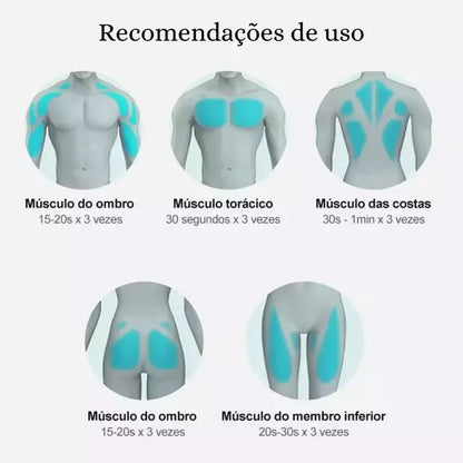 Pistola massageadora profissional